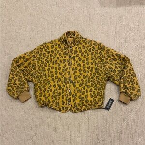 Blank NYC Leopard Print Quilted Jacket
